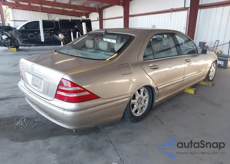 2001 Mercedes-Benz S 500 из США, поврежденный, VIN WDBNG75J41A175521